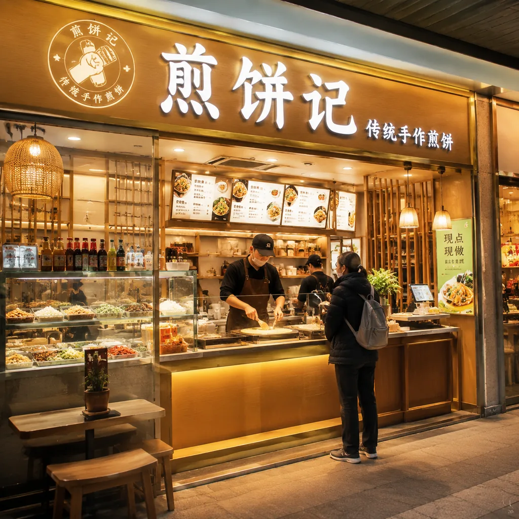 煎百味门店空间展示